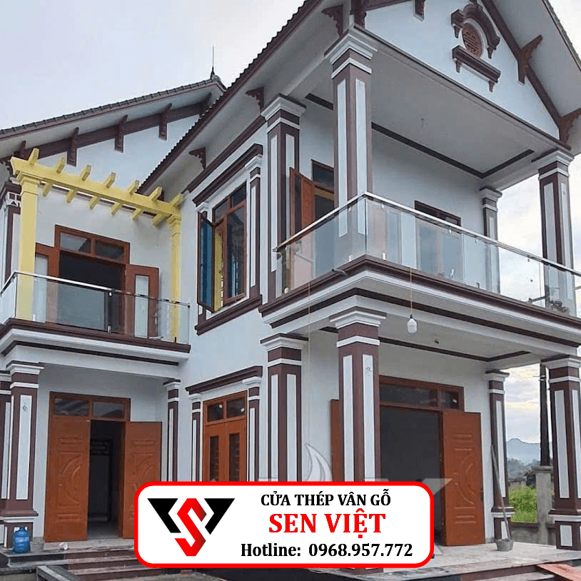 Xu hướng cửa thép vân gỗ luxury