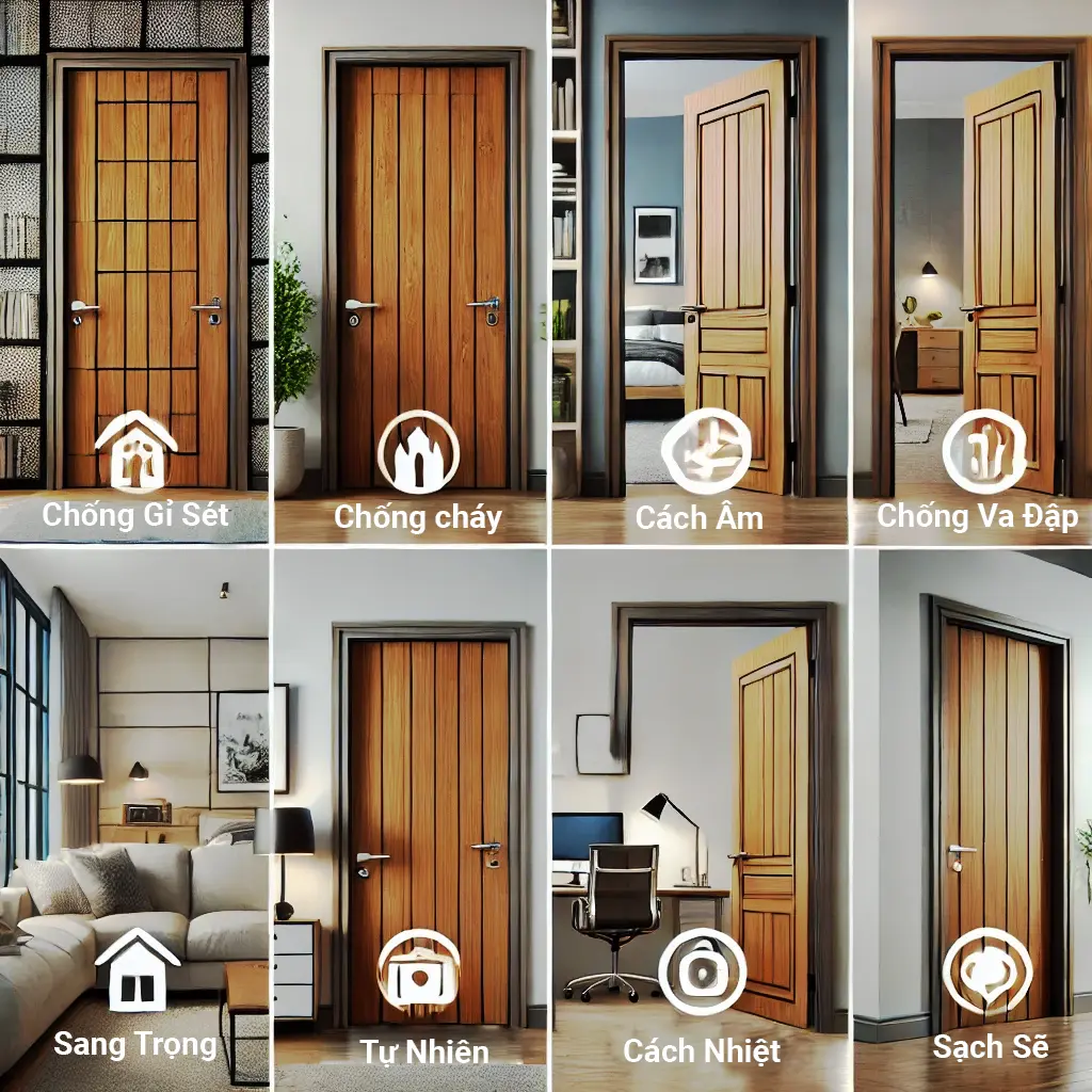 Lợi Ích Của Cửa Thép Vân Gỗ Trong Không Gian Sống