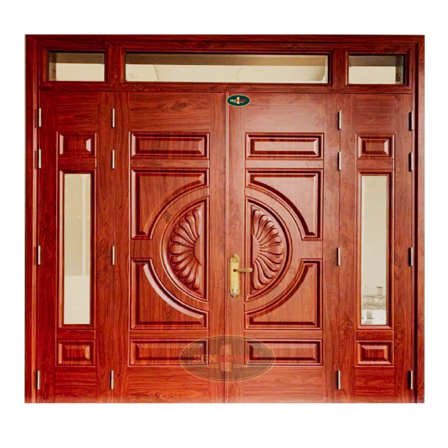 Cửa Thép Vân Gỗ 4 Cánh - 9