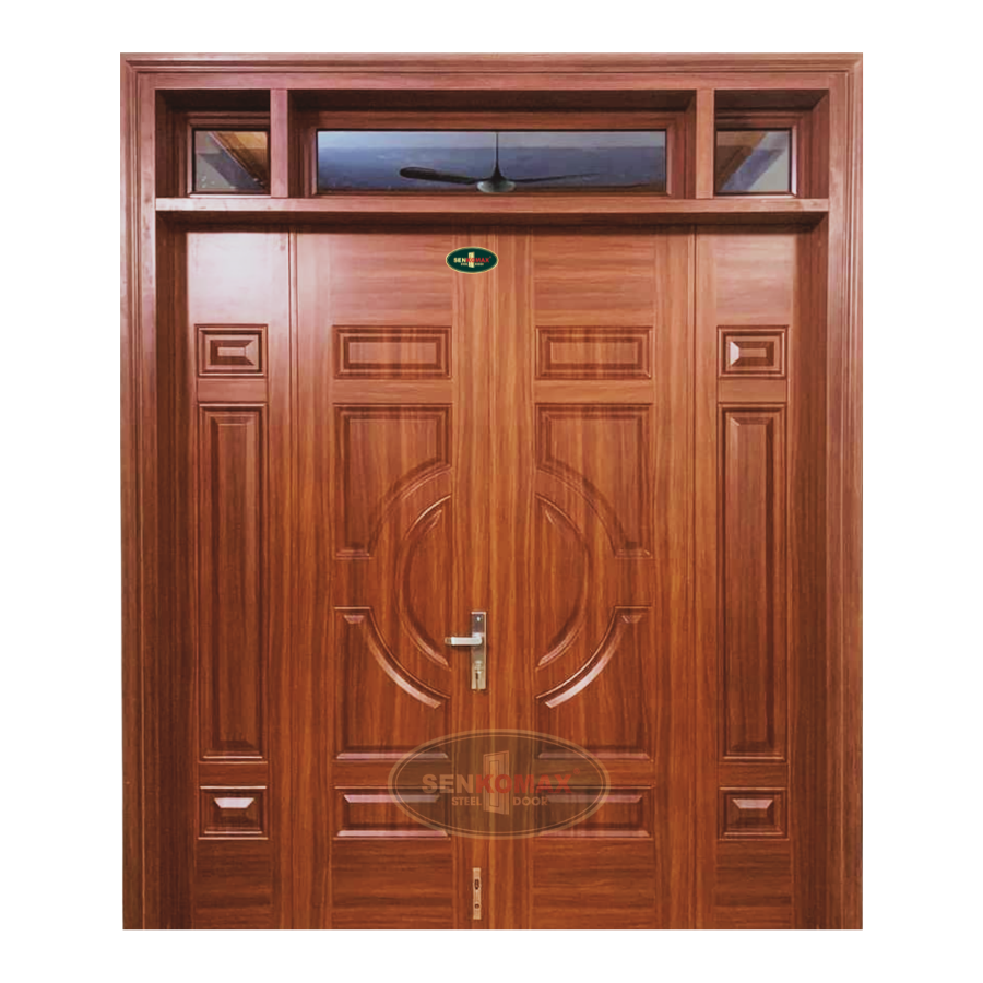Cửa Thép Vân Gỗ 4 Cánh - 4