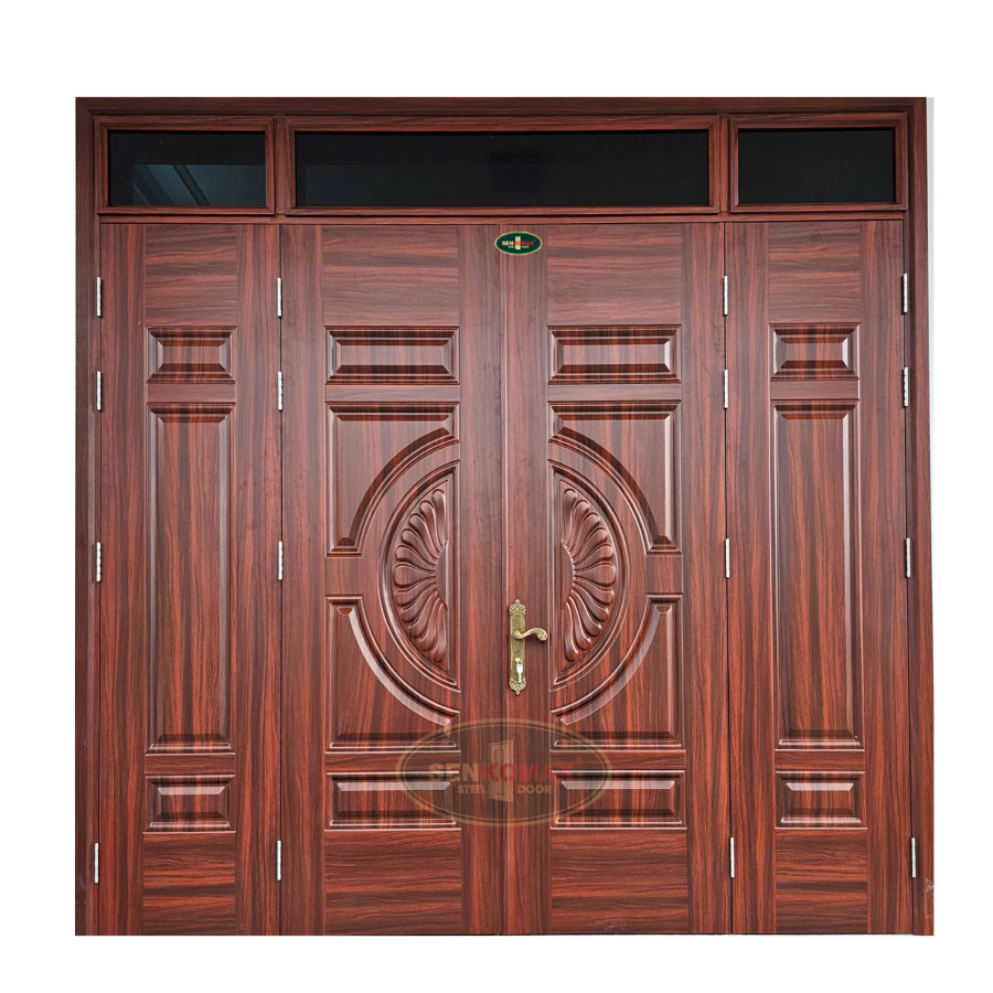 Cửa Thép Vân Gỗ 4 Cánh – 20