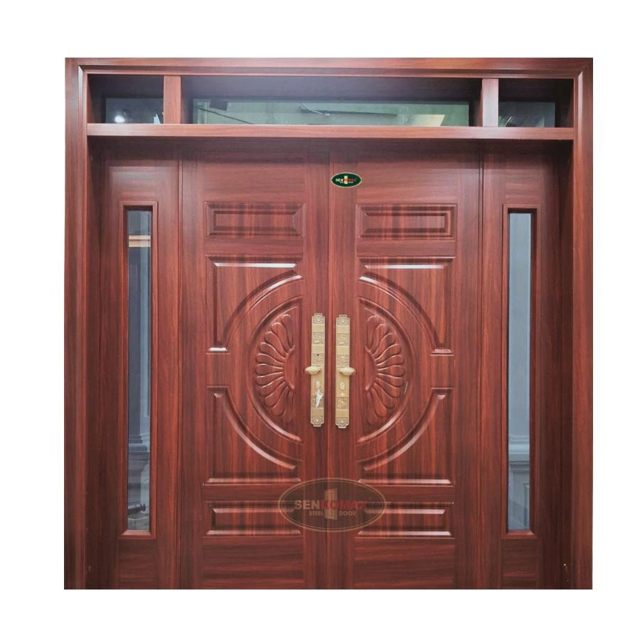 Cửa Thép Vân Gỗ 4 Cánh – 25