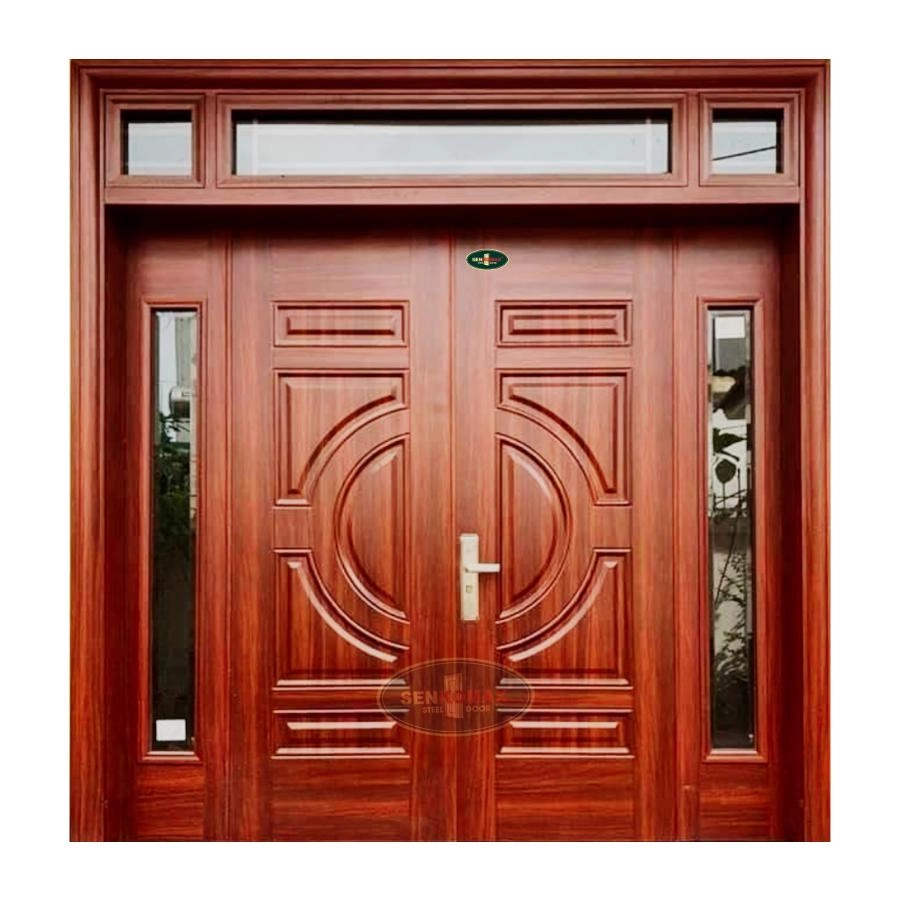 Cửa Thép Vân Gỗ 4 Cánh – 27